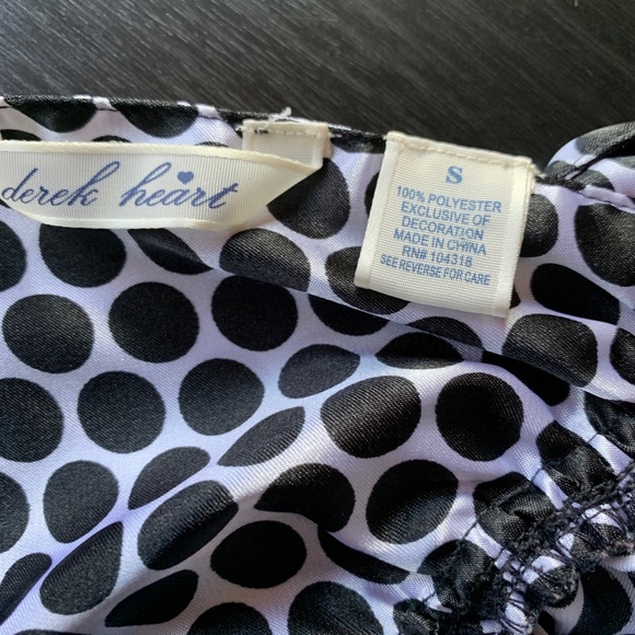 Derek Heart Shimmery Polka Dot A-line Midi - Picture 7 of 8